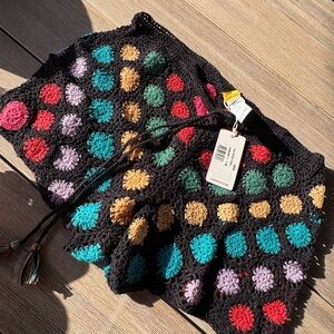 Agua Bendita Crochet Shorts NWT